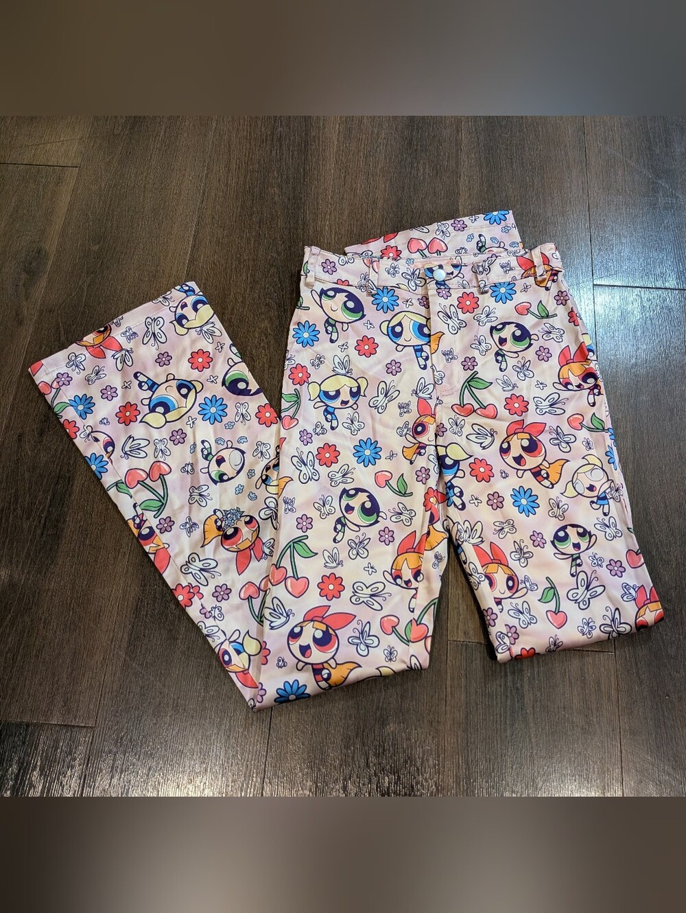 Dolls Kill x Powerpuff Girls sz. S flare pants